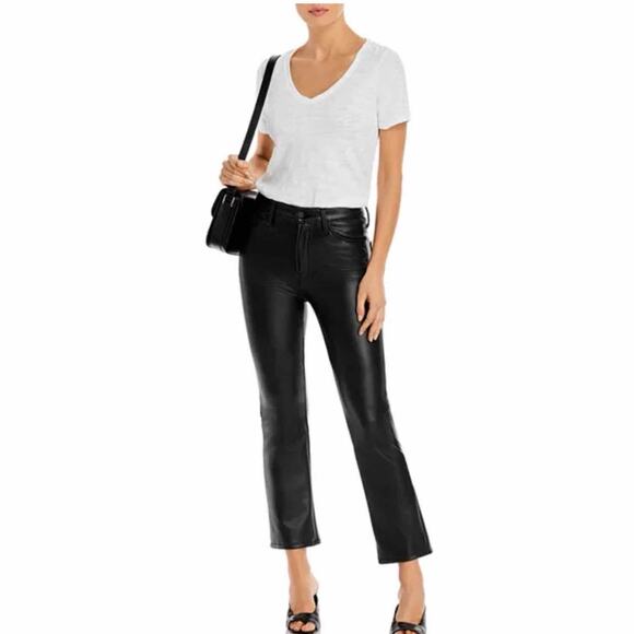 ATM Short Sleeve Slub Knit V-Neck Tee Shirt Size Medium White - Picture 10 of 10